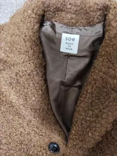 soe ソーイ　コート　デニム　ショルダーバッグ