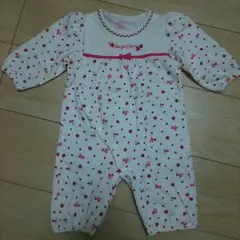 美品 メゾピアノ 新生児 2way ロンパース