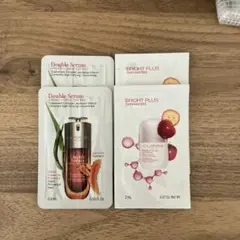 【未使用】CLARINS ブライトプラス、ダブルセーラム サンプルのサムネイル
