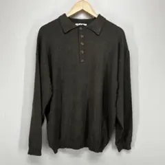 【タグ付き】Couleur Meler ポロニット(ブラウン/M)のサムネイル