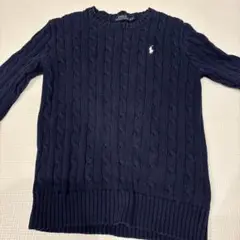 Polo Ralph Lauren ネイビー ケーブルニットセーター