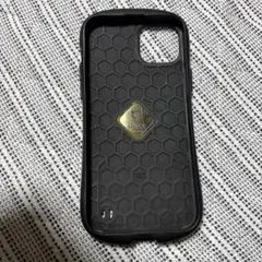 iFace ハニカム構造 ブラック ケースiPhone15plus