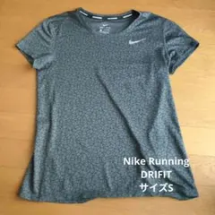 NIKE RUNNING DRIFIT シャツ グレー サイズS