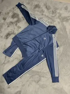 adidas ネイビー ジャージ Lサイズ