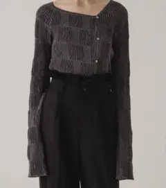 eaphi asymmetry glitter cardigan