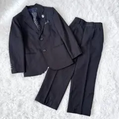 ヒロミチナカノ　フォーマルスーツ　5点セット　ストライプ　卒園式　入学式　120