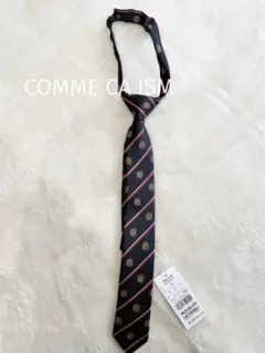 【新品タグ付き】コムサ　ネクタイ L ネイビー ストライプ　キッズ