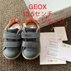 geox ジェオックス　キッズ靴　13.5センチ　皮　ヴィンテージルックのサムネイル