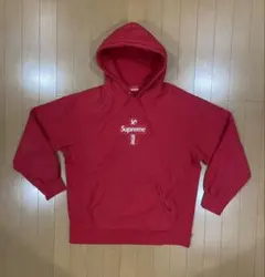 【即完売モデル】Supreme クロスボックスロゴ パーカー 赤 Lサイズのサムネイル