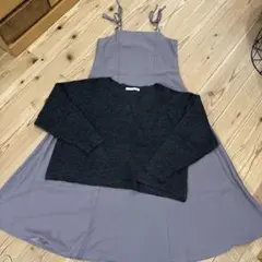 mysty womanニットワンピースセット