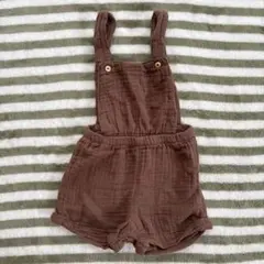 H＆M ベビーサロペット ブラウン