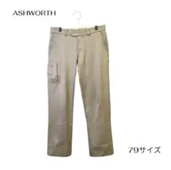 kk14【M】 ASHWORTH ベージュパンツ 79メンズ
