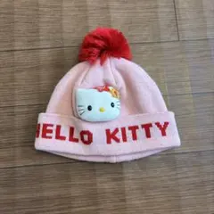 ハローキティ ニット帽 ピンク