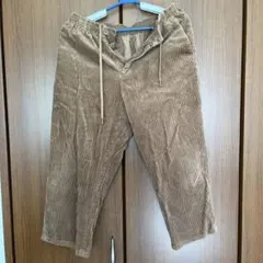 ブラウン コーデュロイ パンツ ストレートレッグ