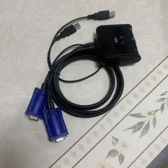 サンワサプライ パソコン自動切替器（PC2台切替） SW-KVM2UUのサムネイル