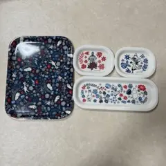 ムーミン　トレー　お皿セット　トレイ　小物入れ
