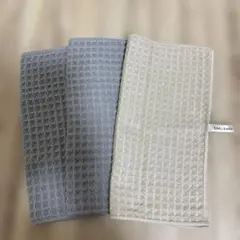 ワッフル織 吸水マット 抗菌 水切りマット Mサイズ 3枚セットのサムネイル