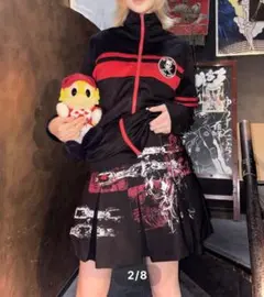 雀蜂✕コラージュ★プリントミニスカート1点物