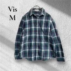 【Vis ビス】【M】レディース　カットシャツ　長袖　春先　チェック　カジュアルのサムネイル