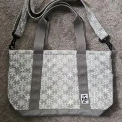 CHUMS 雪の結晶柄 トートバッグ