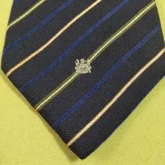 Aquascutum of London 濃紺ストライプネクタイ