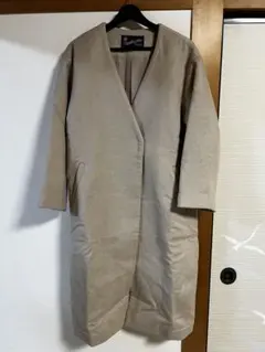 数回着用【アーバンリサーチ】ノーカラーコート
