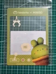 恋と深空 miniso Twinkle Fair 特典クリアカード 우사기 サボテン