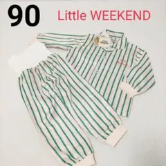 新品　リトルウィークエンド　長袖パジャマ【90】しまむら　ベビー　キッズ