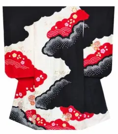 1点限り在庫処分特価　七五三 着物 7歳 女の子 正絹 着物単品　本絞り 手染め