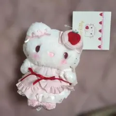 ハローキティ マスコットバッグチャーム（いちごホイップケーキ）