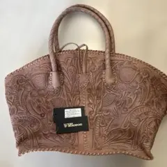 Carving Tribes エンボスレザートートバッグ￼ オマケ付き
