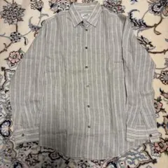 6565【美品・サイズ36】エルメス セリエボタン付き長袖シャツ ホワイト