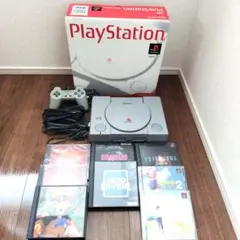 値下&おまけ【動作確認済】プレイステーション 初代+ソフト8本+ダンレボマット
