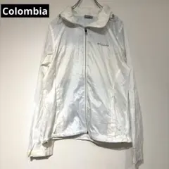 Colombia コロンビア　ナイロン　ウィンドブレーカー レディースM 白