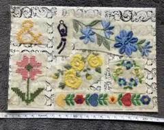 ヴィンテージ★刺繍★アップリケ