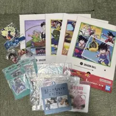 ドラゴンボール 1番くじ　グッズセット オムニバスcross クリアポスター