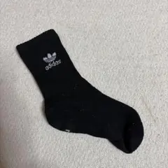 adidas 黒 カジュアルソックス