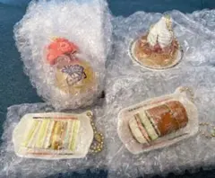 コメダ珈琲　一番くじ　E賞　ミニフィギュアチャーム　4種セット