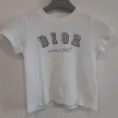 クリスチャンディオール ロゴ ホワイト Tシャツ オシャレデザイン キッズのサムネイル