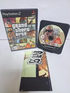 PS2 グランド・セフト・オート・サンアンドレアス説明書なし