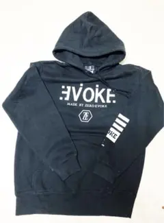 ZERO EVOKE 裏起毛パーカー　ブラック　Mサイズ