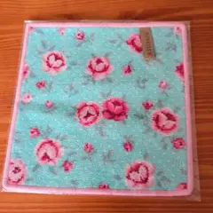 FEILER バラ柄 タオルハンカチ