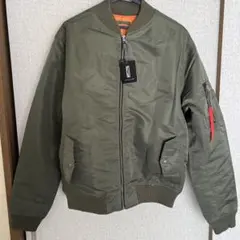 新品★メンズ★4Lサイズ★KONGOW★MA-1 中綿ジャケット 緑