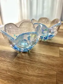 津軽びいどろ　花びら型2個セット