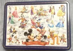 ディズニー　クッキー缶