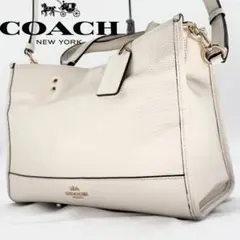 60 COACH コーチ　レザー　2WAY ハンドバッグ　ショルダーバッグのサムネイル