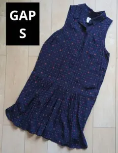 GAP ノースリーブ ワンピース S ネイビー