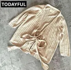 TODAYFUL トゥデイフル リネン カシュクールニット カーディガンのサムネイル