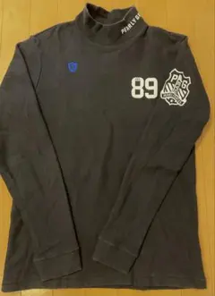 PEARLY GATES モックネックシャツ ブラック 89