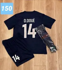 【150cm】ドゥエ　PSG 25-26ホーム　シャツ＋パンツ＋ソックス セット